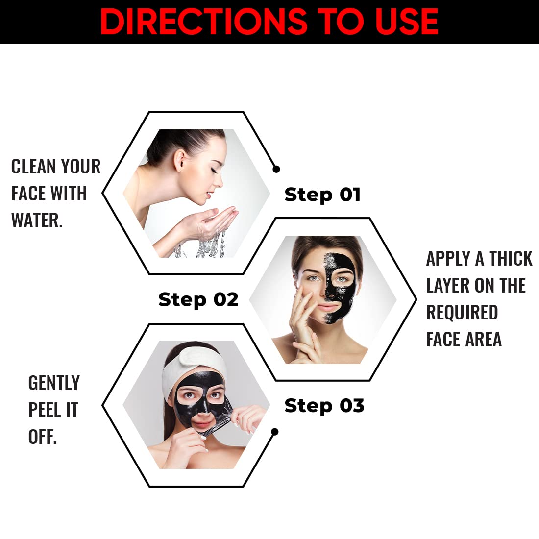 UrbanBotanics Activated Charcoal Peel Off Mask - Deep Pore Cleanser for Men & Women | Vitamin E Enriched for Blackhead & Whitehead Removal | Paraben & Sulfate Free (100g) | Perfect for Weekly Detox & Glowing Skin Routine