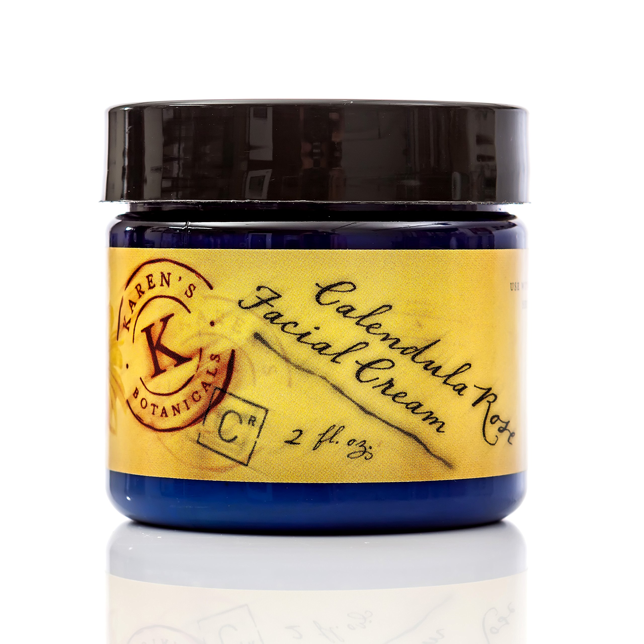 Calendula Rose Cream - Natural Moisturizer for Sensitive, Oily & Normal Skin | Soothing Face Cream for Dryness, Redness & Acne | Perfect for Daily Skincare Routine & Nighttime Hydration