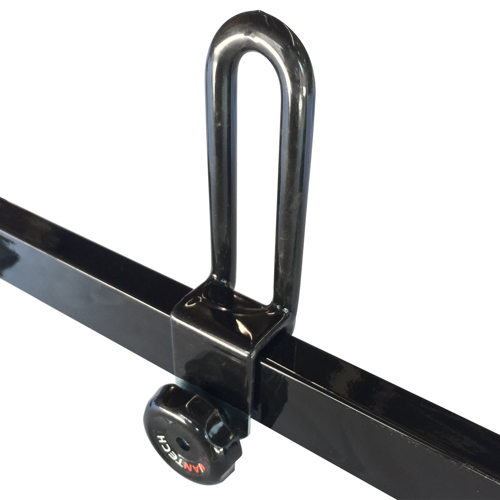Vantech H1 2 Bar Steel Roof Rack for 2015-2023 RAM ProMaster City - Heavy Duty Black Ladder Rack for Cargo, Camping & Outdoor Adventures
