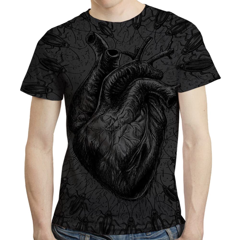 3D Printed Graphic T-Shirt for Men - Comfortable Cotton Tee with Unique Designs - Sizes S to 3XL - Perfect for Casual Wear, Street Style & Everyday Outfits
