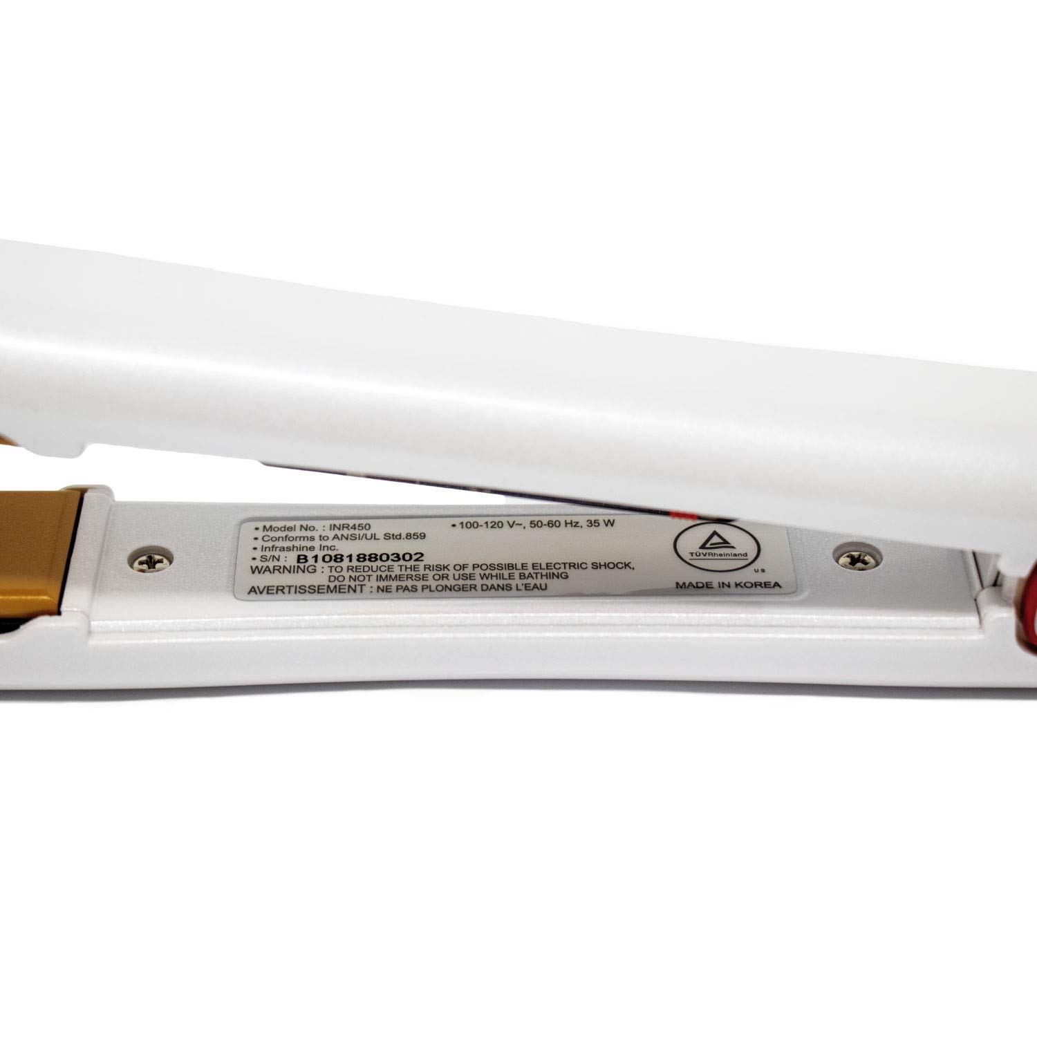 Redline Professional 1 Inch Flat Iron Hair Straightener - Ceramic Plates for Smooth & Shiny Hair - Perfect for Home Use, Salon Styling & Travel