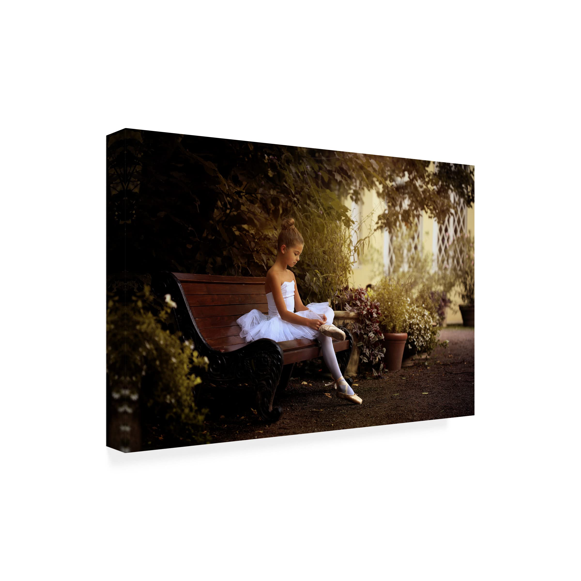 Victoria Ivanova 'The Little Dancer' Canvas Wall Art - Handmade Oil Painting Reproduction for Home & Office Decor - Perfect for Living Room, Bedroom, or Gift