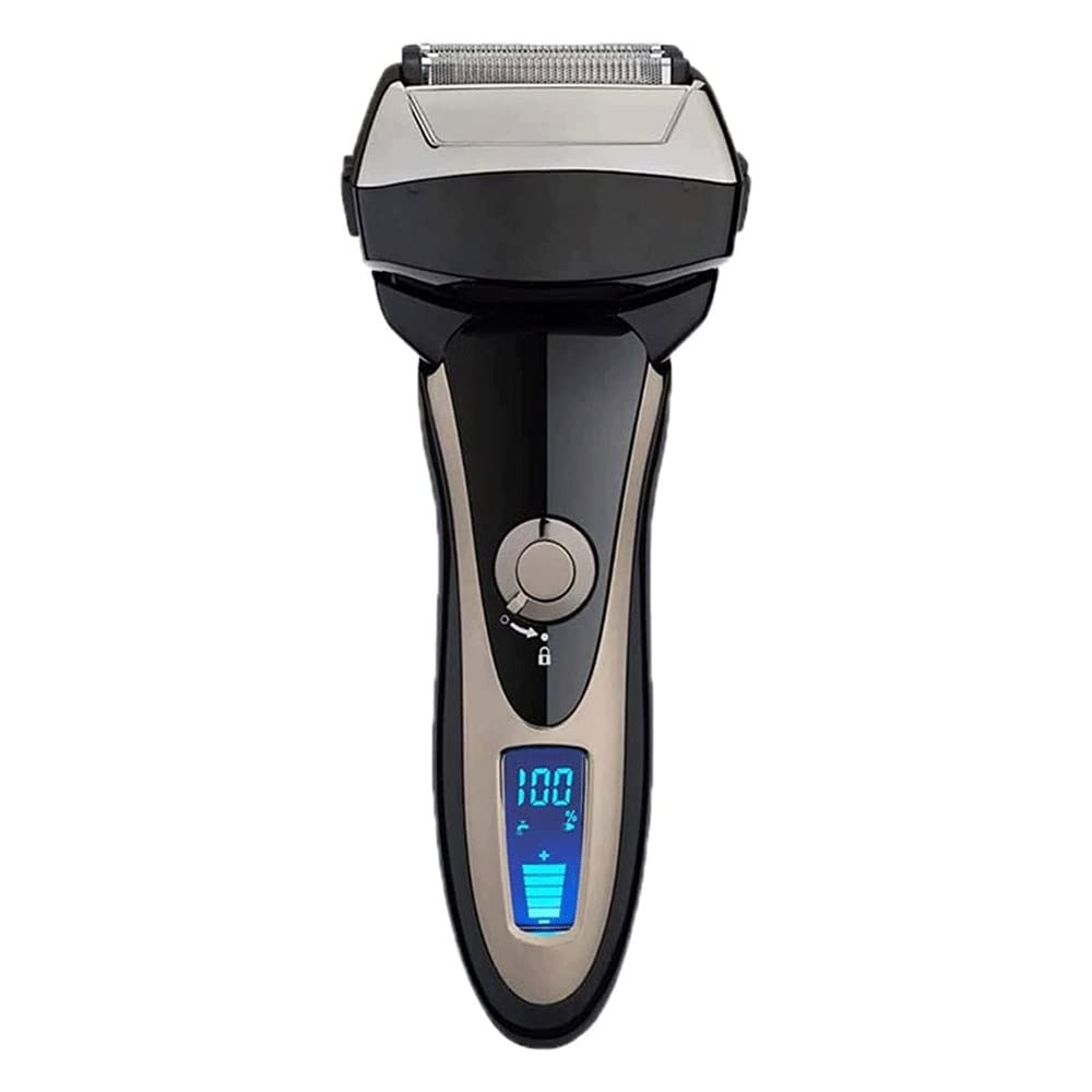 MZLXDEDIAN Electric Razor for Men - Rechargeable Wet/Dry Foil Shaver with Pop-up Trimmer | Cordless Shaving for Travel, Home & Gym Use | Smooth & Comfortable Shave for Daily Grooming