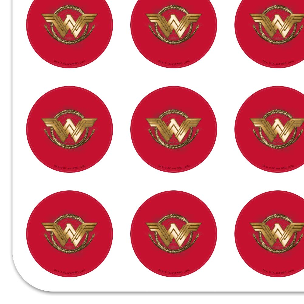 Wonder Woman Movie Golden Lasso Logo Planner Stickers - Scrapbooking, Journaling, DIY Craft Supplies for Bullet Journals, Planners & Scrapbooks