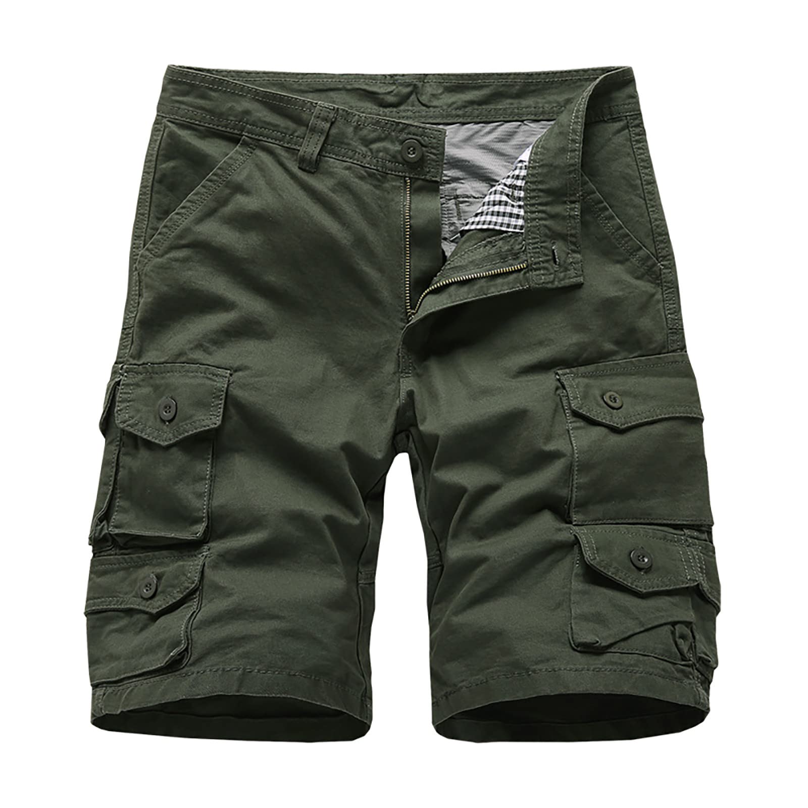 Men's Quick Dry Cargo Shorts - Outdoor Hiking & Fishing Shorts with Multiple Pockets | Comfortable Jean Style for Summer Adventures, Camping & Travel