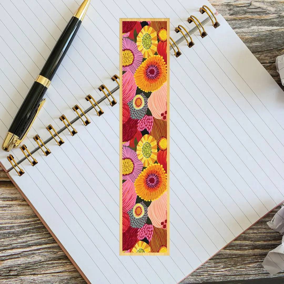 Golden Garden Australian Wooden Bookmark - Handcrafted Natural Wood Bookmark for Readers, Perfect Gift for Book Lovers - Ideal for Reading, Book Clubs, and Literary Gifts