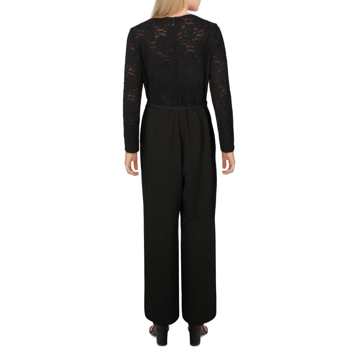 Ralph Lauren Women's Belted Jumpsuit - Casual Chic One-Piece Romper with Adjustable Waist | Perfect for Office, Date Night & Summer Outfits