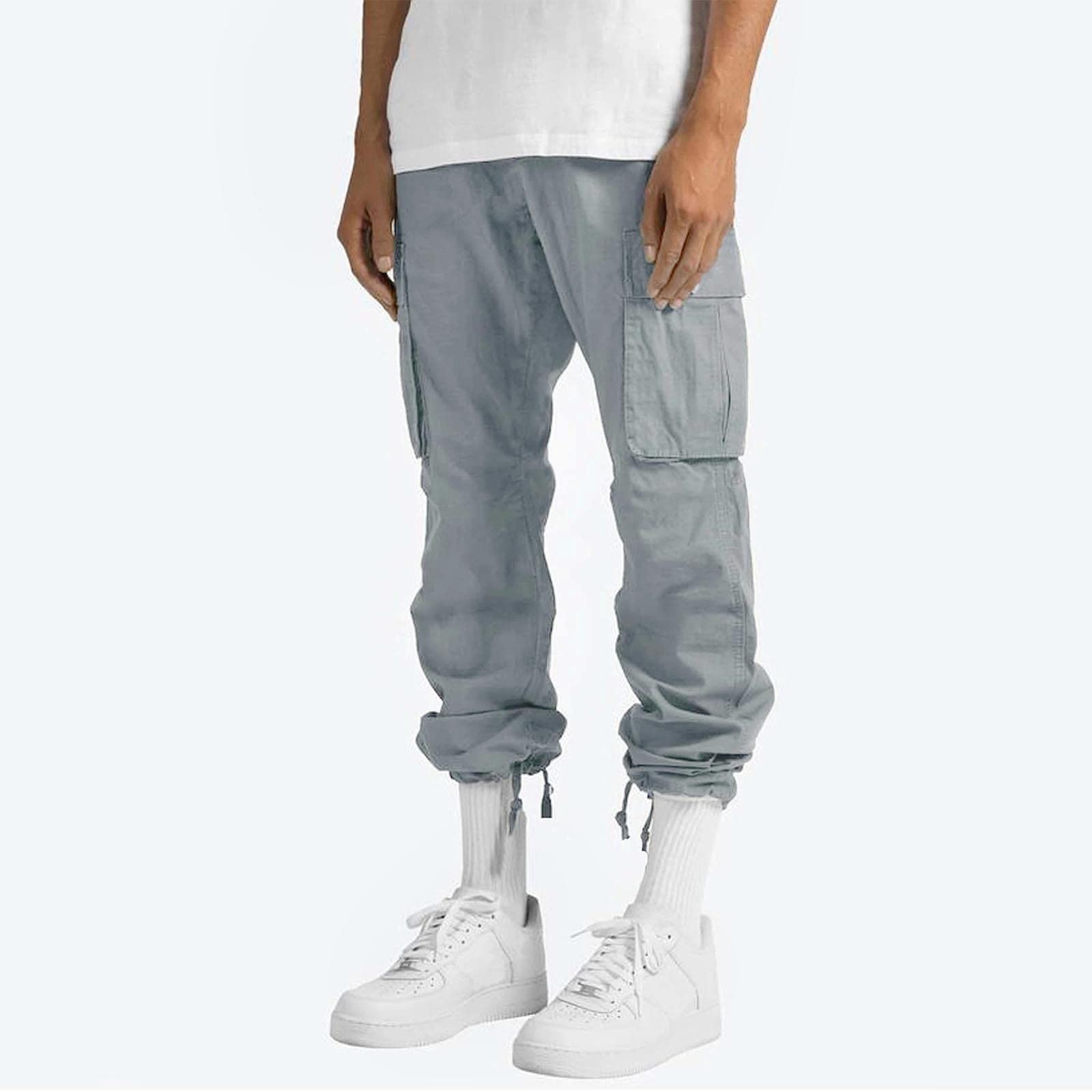 Men's Classic Fit Cargo Pants 2022 - Multi-Pocket Work Safety & Hiking Trousers for Outdoor Recreation | Durable & Comfortable for Job Sites, Camping & Everyday Wear
