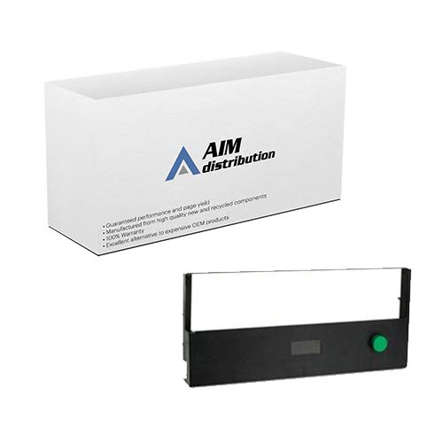 NCR 6450 Black Printer Ribbon - AIM Compatible Replacement (3-Pack) - Generic (198747) - Ideal for Retail POS, Receipt Printing & Office Use