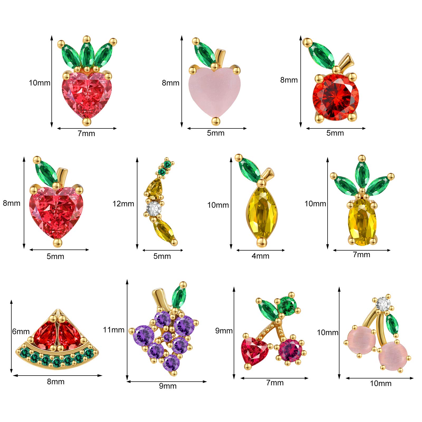 14K Gold Plated Cherry Stud Earrings for Women - Summer Tropical Fruit Jewelry Gift for Girls | Perfect for Beach Vacations, Parties & Everyday Wear