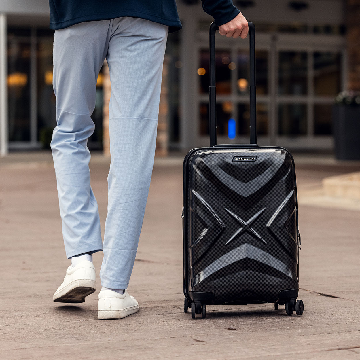 Bauer Sports Carry-On Luggage - Lightweight Durable Travel Bag for Airplane, Gym & Weekend Trips | Perfect for Athletes & Business Travelers