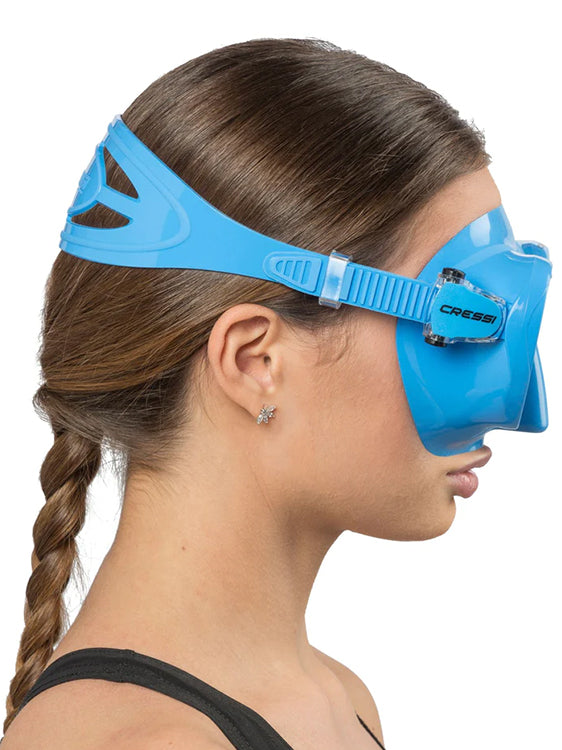 Cressi F1 Small Scuba Diving Mask - Low Volume Snorkeling & Freediving Gear for Comfortable Underwater Adventures