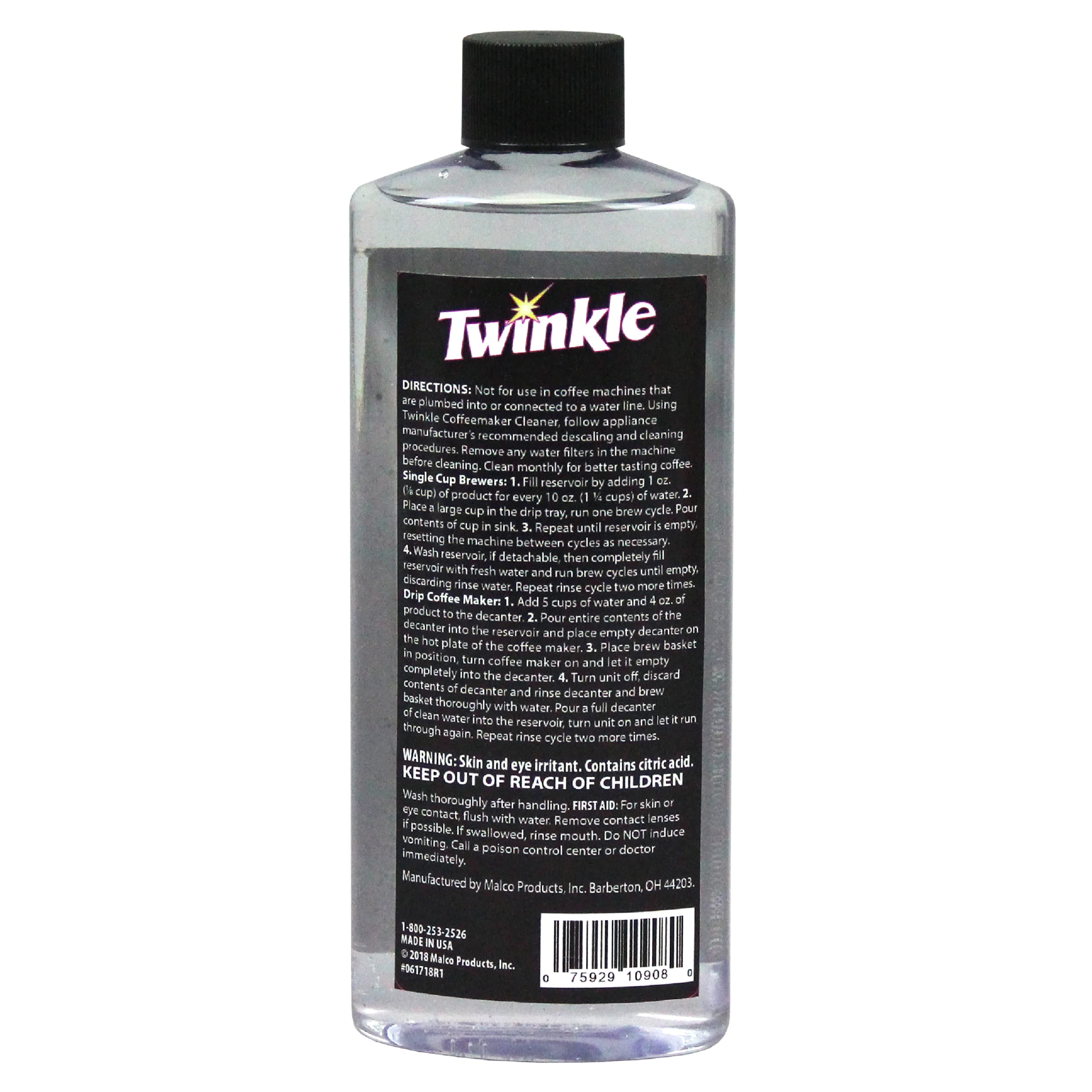 Twinkle Coffee Maker Cleaner - Deep Cleaning Tablets for Keurig, Nespresso & Drip Coffee Machines - Remove Limescale & Coffee Residue - Perfect for Home, Office & Restaurant Use