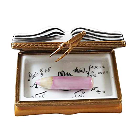 I Love My Teacher Limoges Box Figurine - Hand-Painted Collectible Trinket Box for Teacher Appreciation Gifts, Retirement, or End of School Year Present