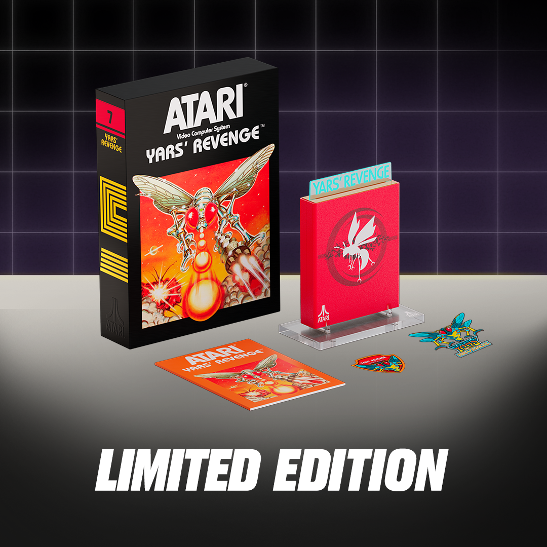 Yars’ Revenge Limited Edition Retro Video Game for Atari - Classic Arcade Action for Home Entertainment & Gaming Collectors