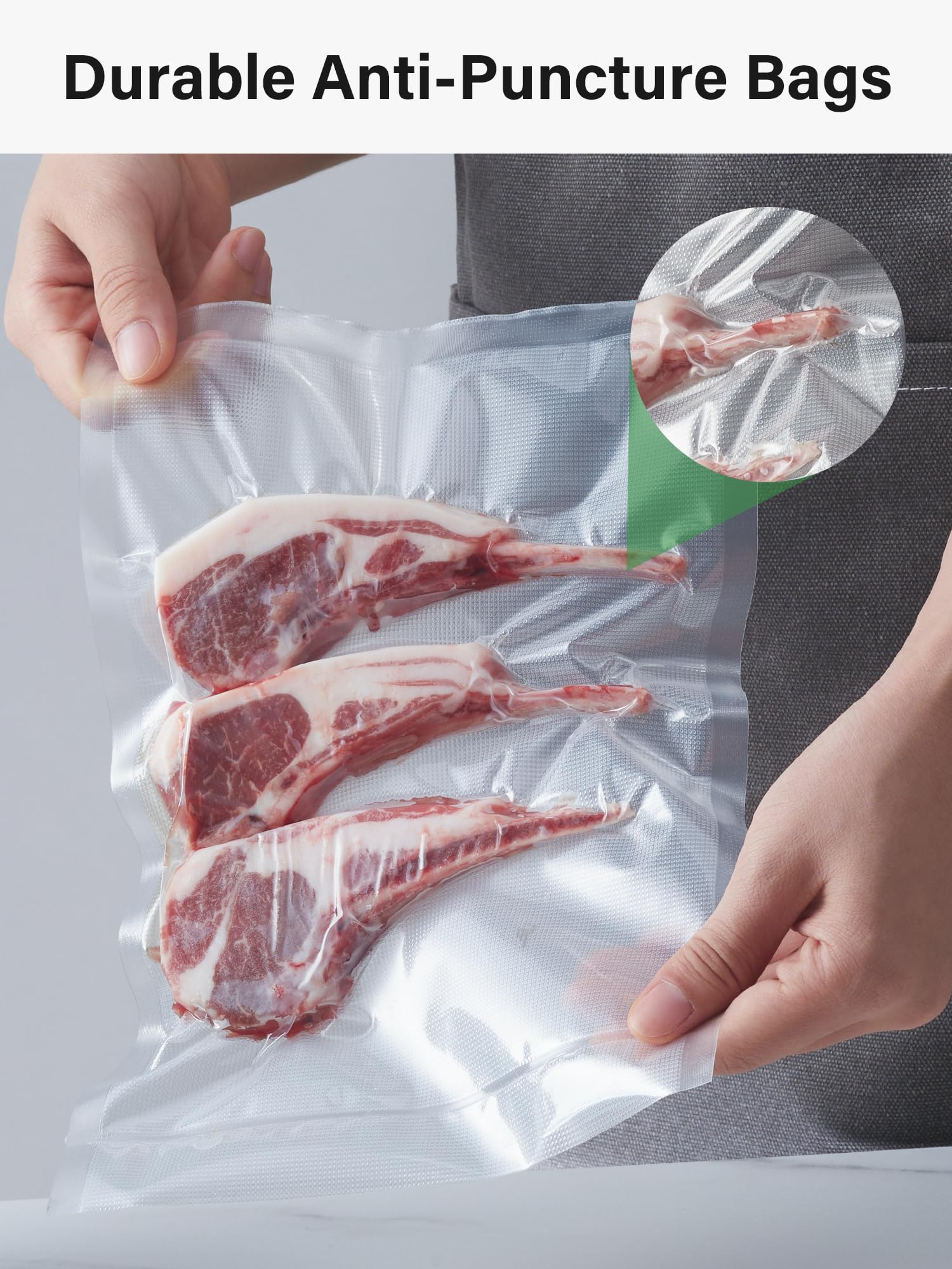 Kootek 100-Pack Vacuum Sealer Bags for Food Storage - 11