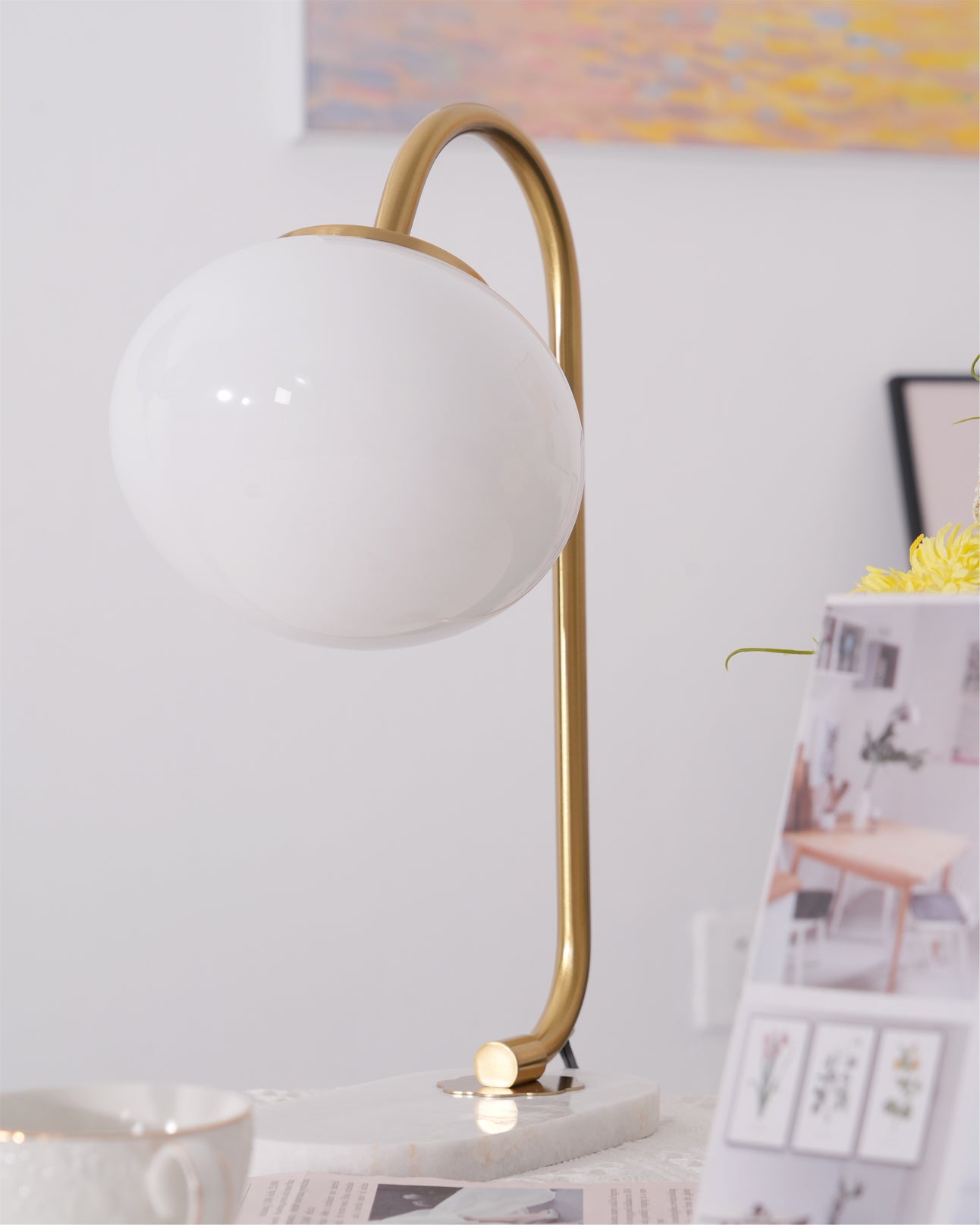 Soft Glow Marshmallow Table Lamp - Cozy Bedside Night Light for Kids & Adults - Perfect for Bedrooms, Living Rooms & Dorm Decor