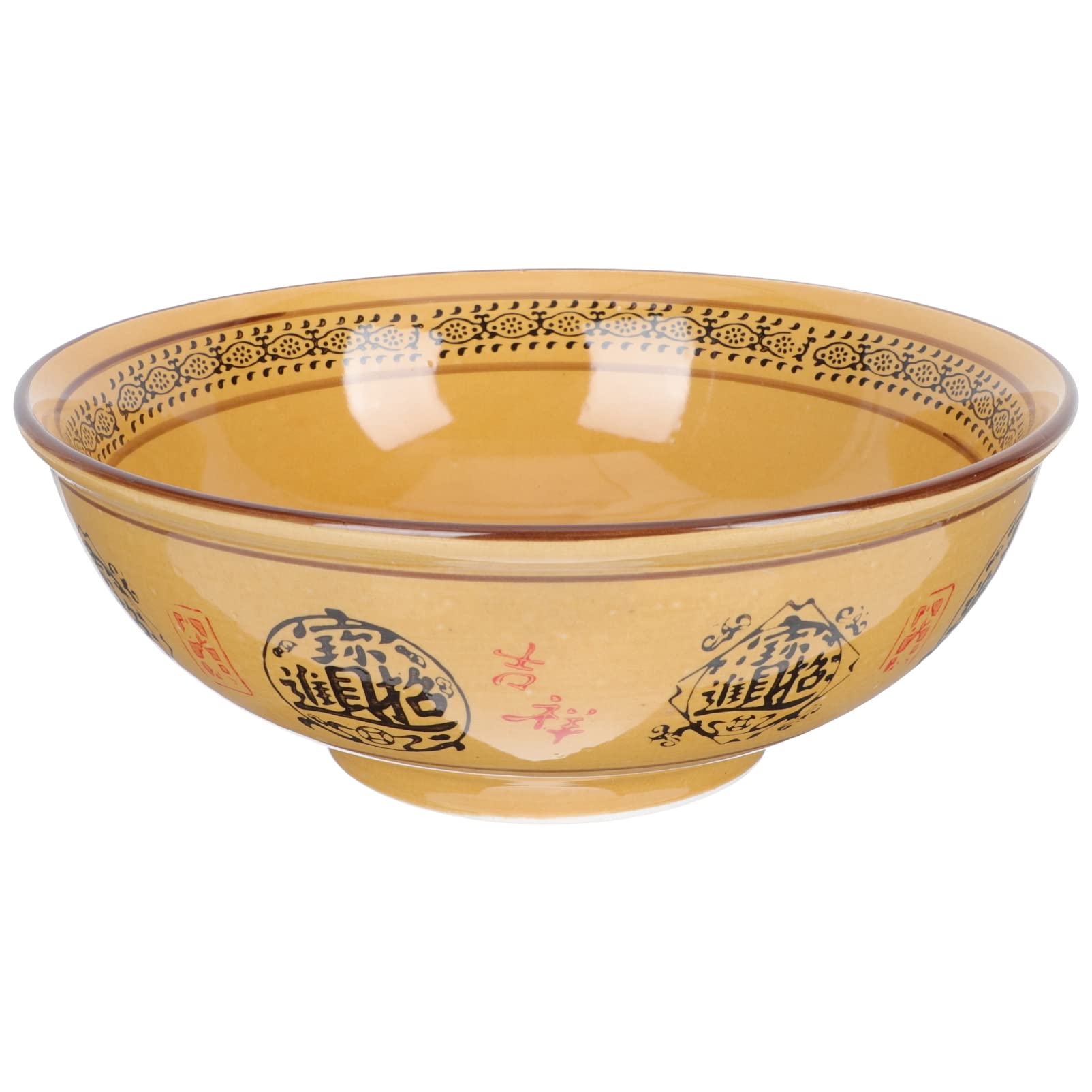 Yardwe Japanese Style Ceramic Ramen Bowl - 32oz Large Noodle Soup Bowl for Ramen, Pho, Udon & Asian Dishes - Microwave & Dishwasher Safe Serving Bowl - Perfect for Home Dining, Restaurant Use & Gifts