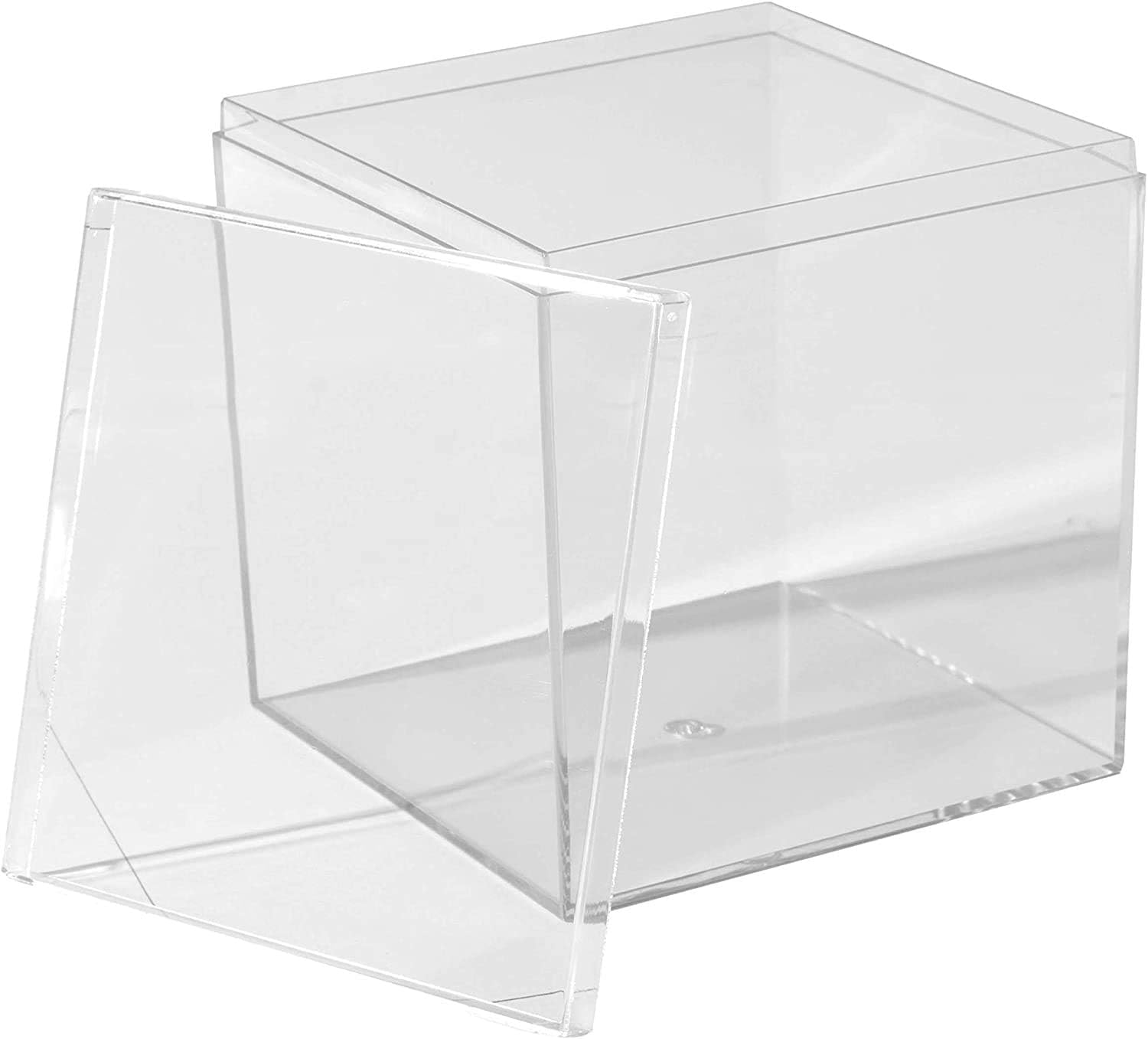 Clear Acrylic Storage Boxes 6-Pack - 2.25