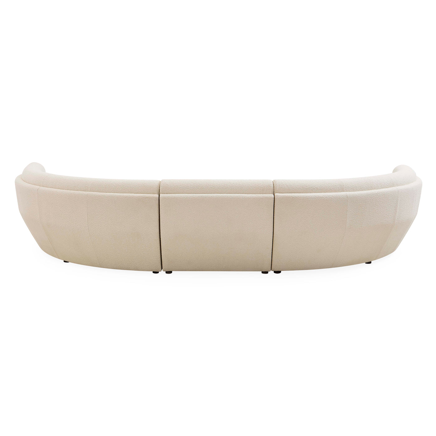 Futura 3-Piece U-Shaped Sectional Sofa Set - Modern L-Shaped Couch for Living Room, Lounge & Family Room - Comfortable Fabric Upholstery with Soft Cushions