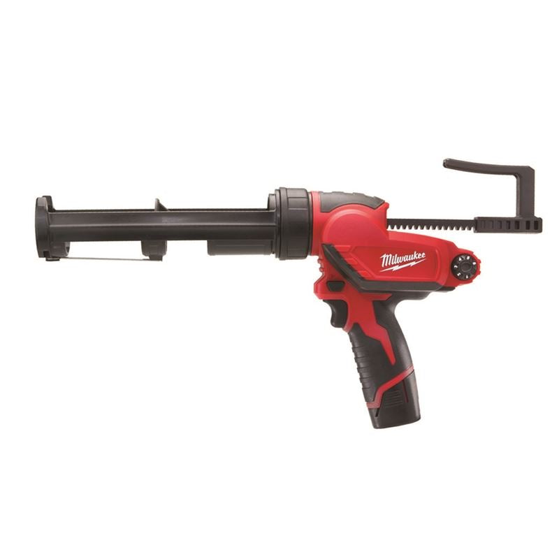 2441 21 M12 12V Lithium-Ion Cordless Caulk Gun Kit - 10 oz Capacity - Perfect for DIY Projects, Home Repairs & Professional Construction Work