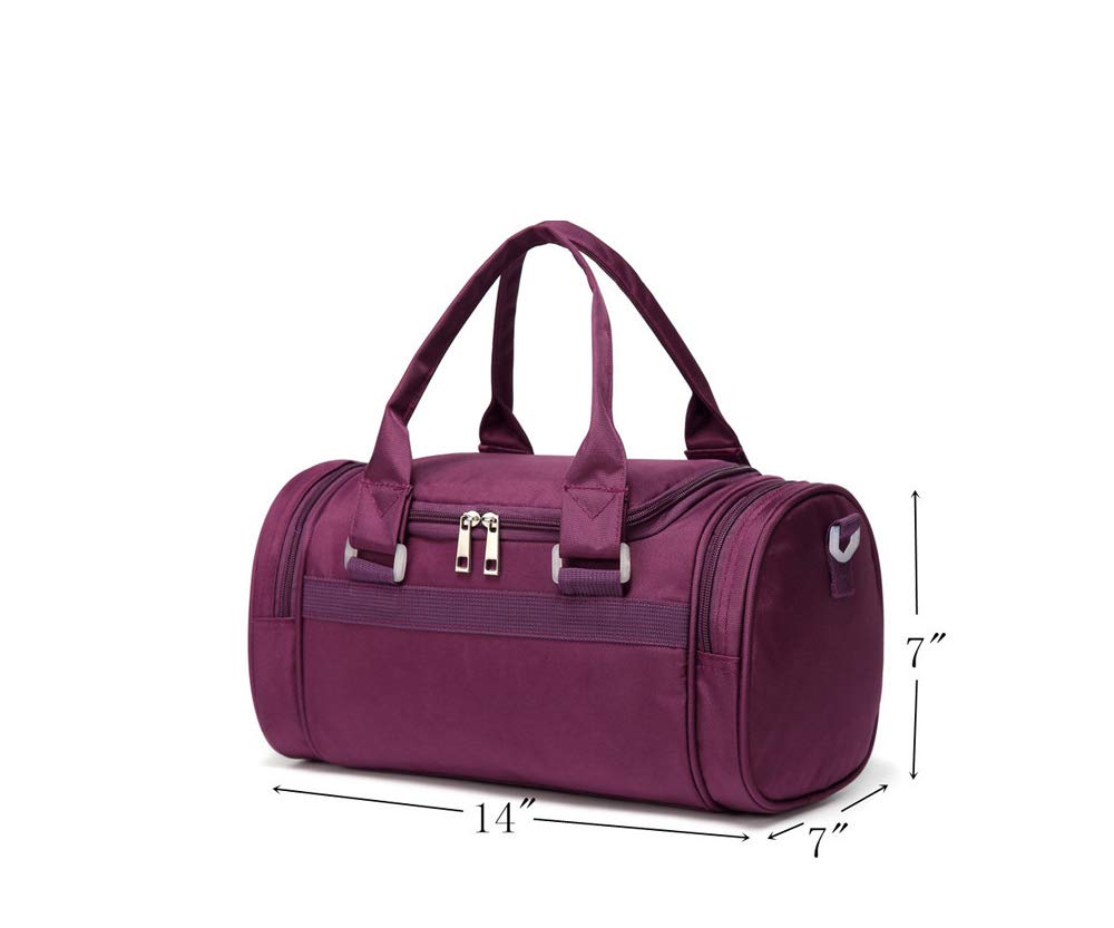 Small Ballet Dance Bag for Little Girls - Lightweight Gymnastic Duffle Bag for Dance Class, Recital & Gym Practice