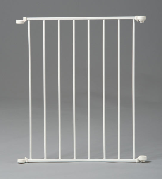 24 Inch White Gate Extension - Expandable Fence Panel for Yard, Garden, and Pet Safety | Durable Outdoor Home Improvement Solution