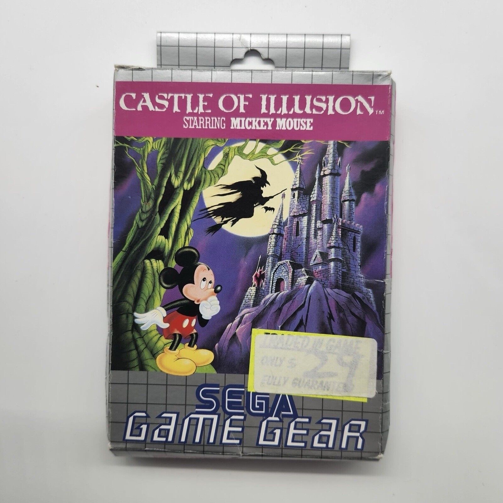 Castle Of Illusion Starring Mickey Mouse - Sega Game Gear Retro Video Game (Boxed) - Perfect for Collectors & 90s Gaming Nostalgia