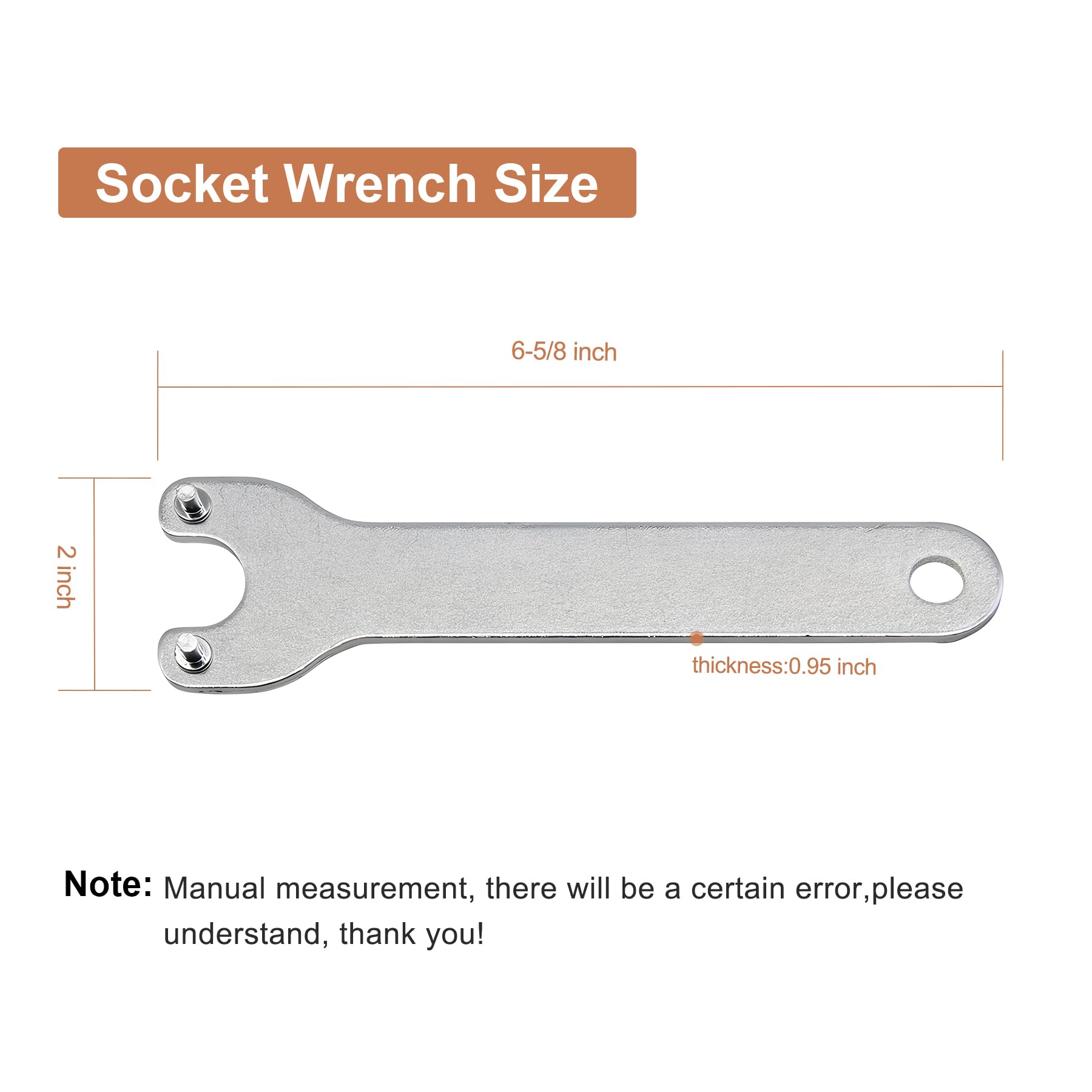2 Pack Angle Grinder Wrench Replacement for DeWalt D28112, D28114, D28402, D28402B, D28402K, D28402N - Compatible with Power Tools for Cutting, Grinding & Polishing - Perfect for Metalworking, Woodworking & DIY Projects