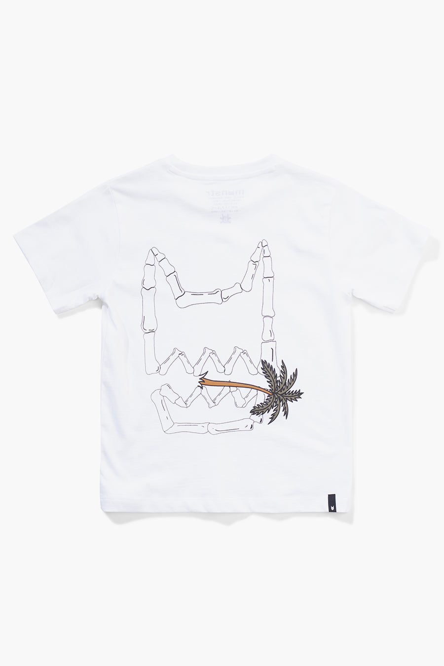 Boys Munster Kids Graphic T-Shirt - Funny Toothpick Design in White | Casual Wear for School, Playdates & Everyday Outfits