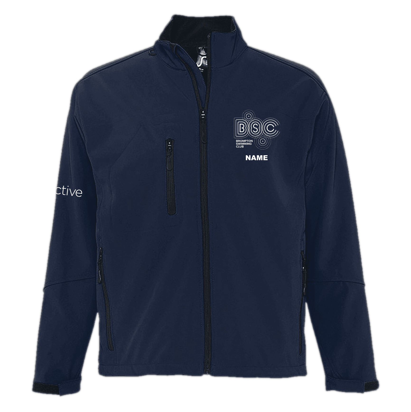 Brompton Swimming Club Team Jacket - Waterproof & Breathable Performance Swimwear for Competitive Swimmers - Perfect for Swim Meets, Training & Team Events