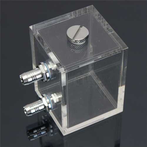 160ml Acrylic Water Tank Reservoir for PC Water Cooling System - High-Performance CPU Liquid Cooling Solution for Gaming PCs and Workstations