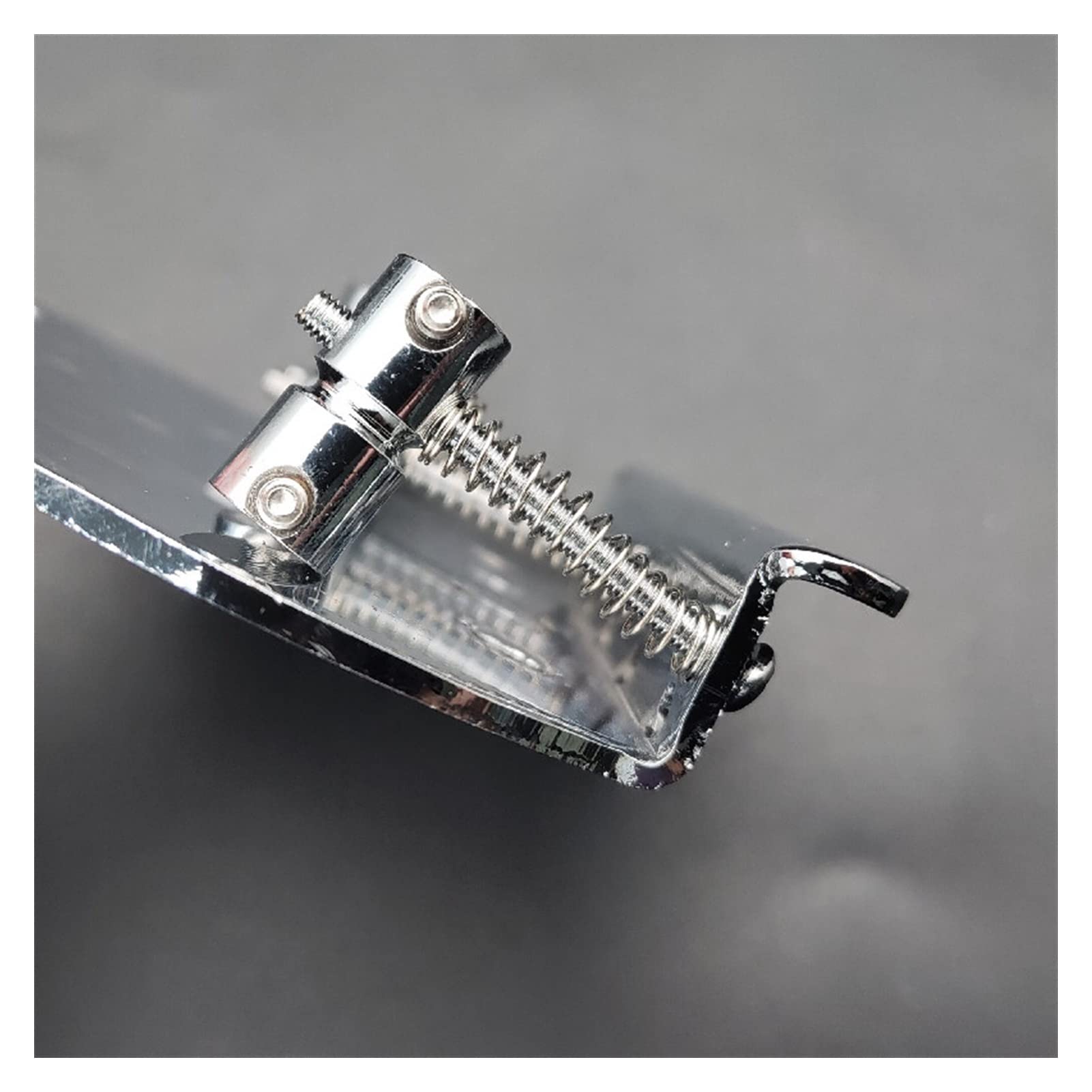 5-String Curved Bass Bridge - Heavy Duty Chrome Electric Bass Guitar Bridge for Enhanced Tone & Sustain | Perfect for Rock, Metal & Studio Recording