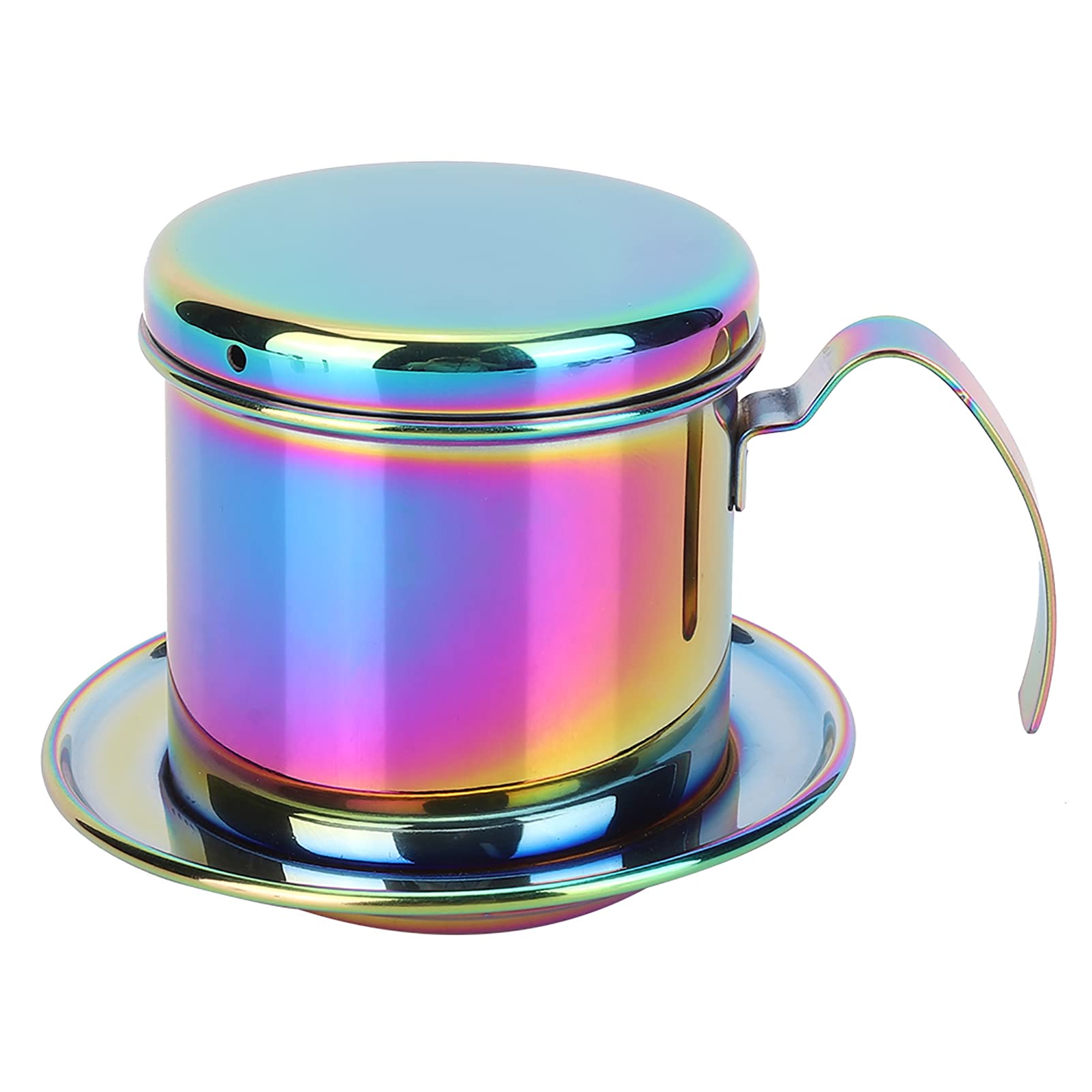 Premium Stainless Steel Coffee Dripper - Reusable Manual Pour Over Coffee Maker with Portable Filter for Home, Office & Travel - Perfect for Camping, Gifts & Specialty Coffee Brewing