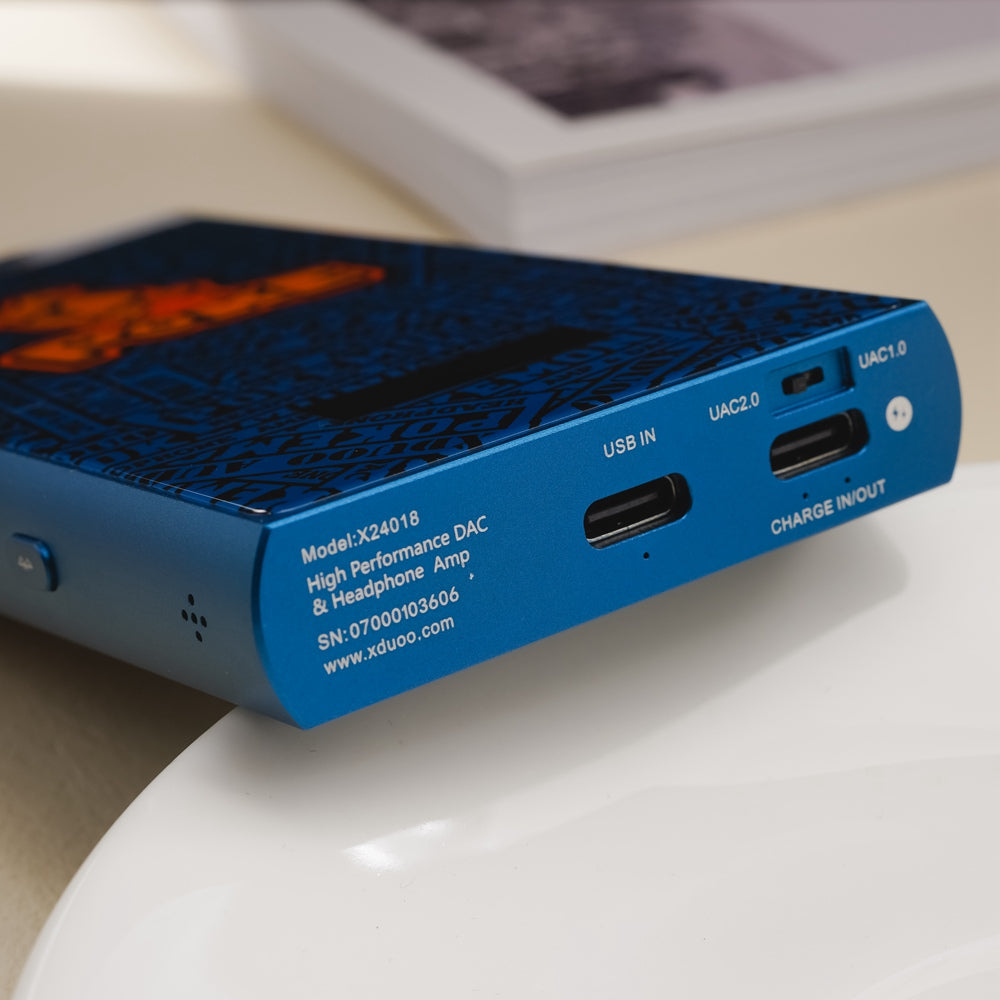 xDuoo POKE II Portable DAC & Headphone Amplifier with CS43198 Chip - 32Bit/384KHz Hi-Res Audio - Perfect for Travel, Commuting, and Home Listening