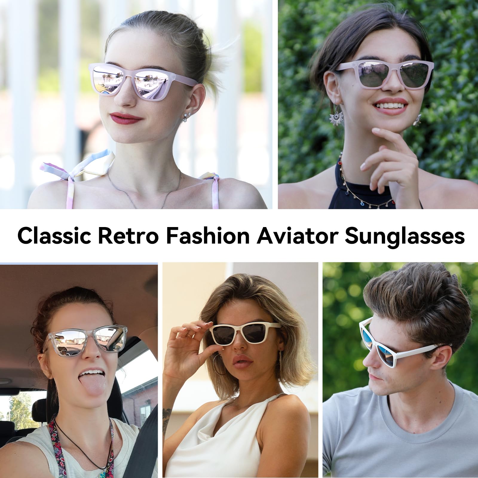 Dollger Polarized Sunglasses for Men & Women - Retro Classic UV400 Protection - Perfect for Driving, Fishing & Outdoor Activities
