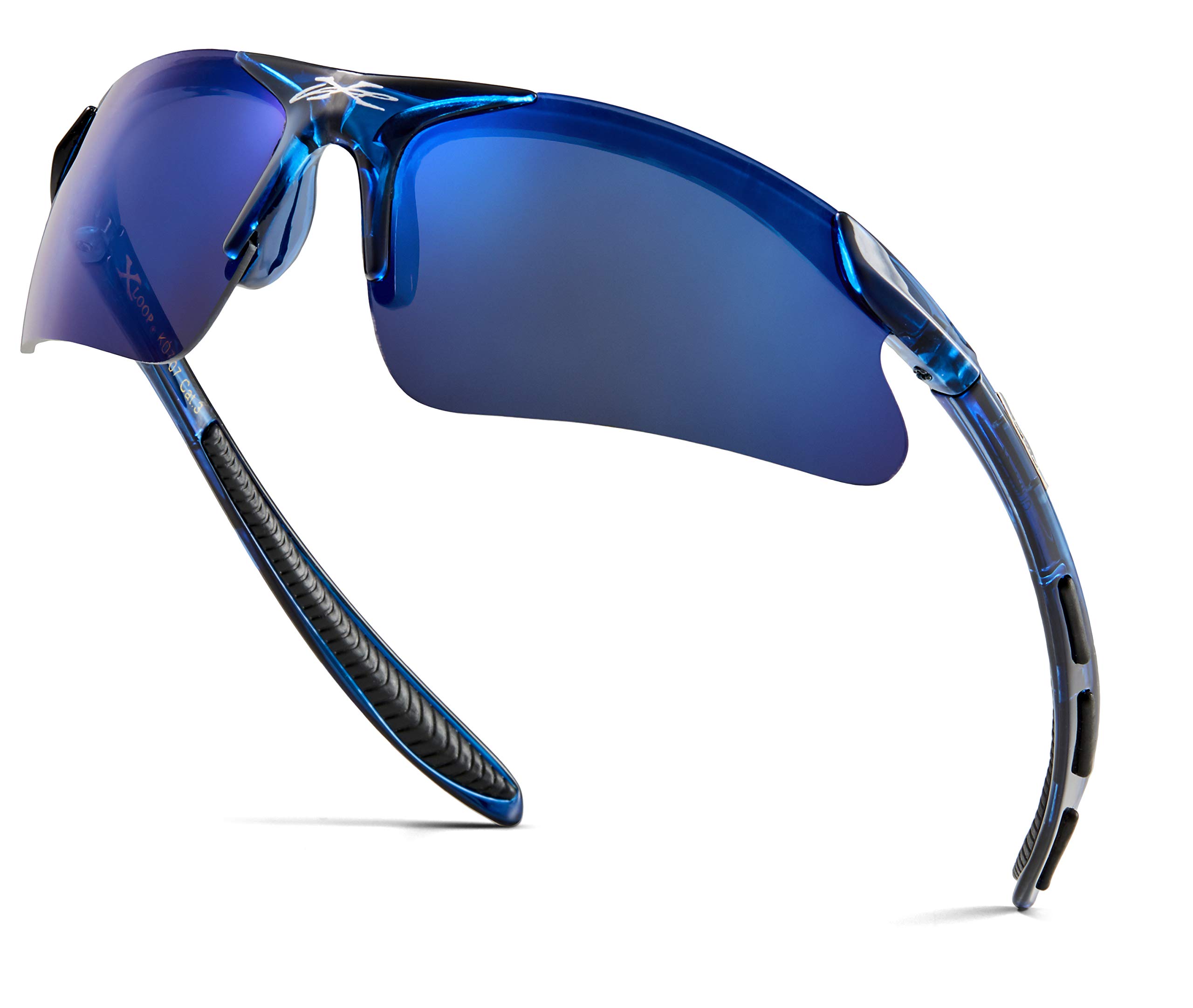 X LOOP Kids Sports Sunglasses for Boys & Girls Ages 3-10 - UV400 Protection Polarized Sunglasses for Baseball, Cycling, Softball - Perfect for Outdoor Play, Beach & Summer Activities
