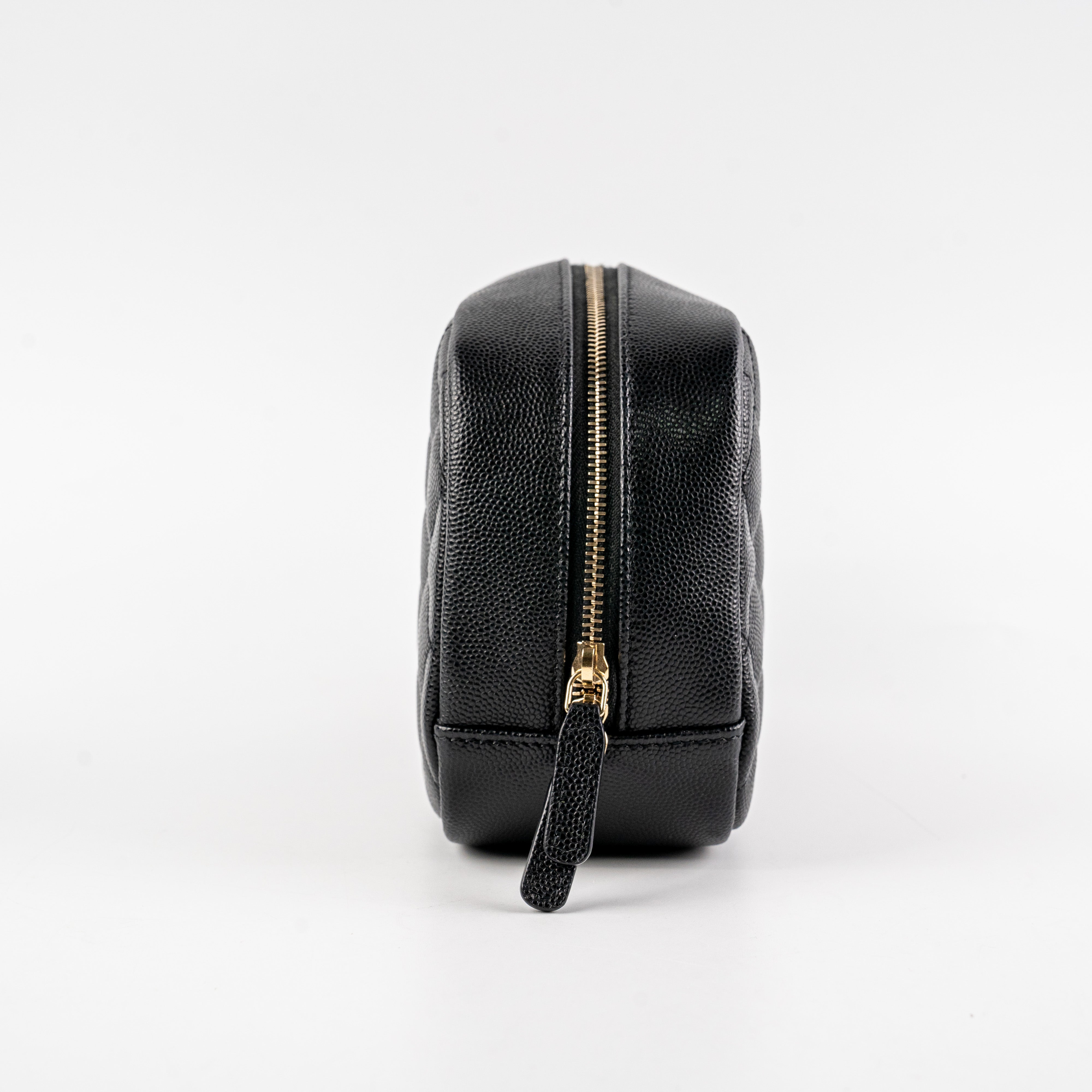 Chanel Quilted Caviar Leather Small Crossbody Bag Black - Luxury Designer Handbag for Women, Perfect for Evening Parties & Date Nights