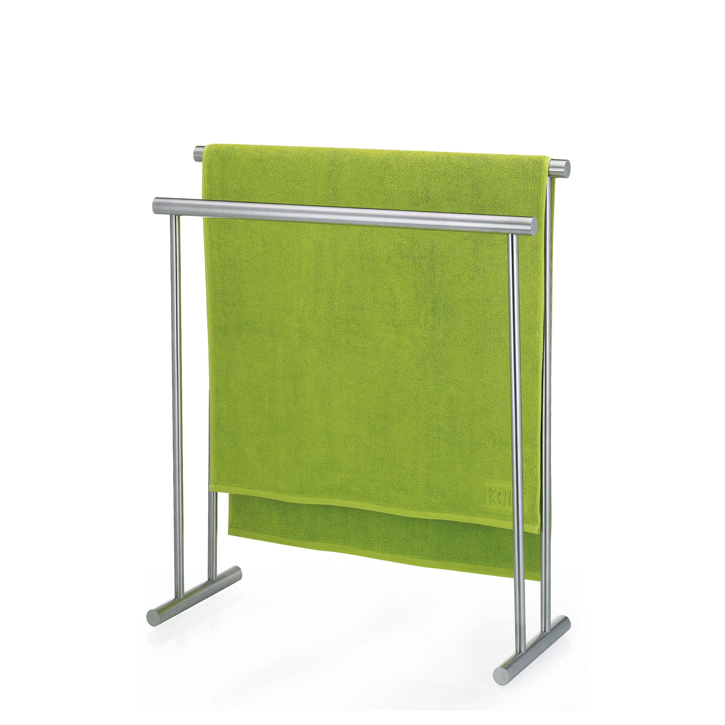 Premium Stainless Steel Free Standing Towel Rack - 29.9