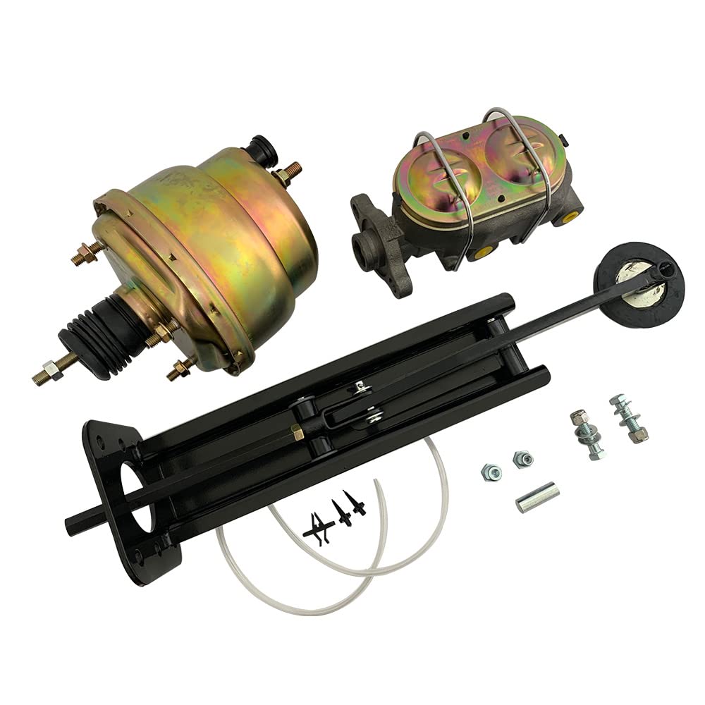 Universal Firewall Mount Power Brake Pedal Assembly with 7