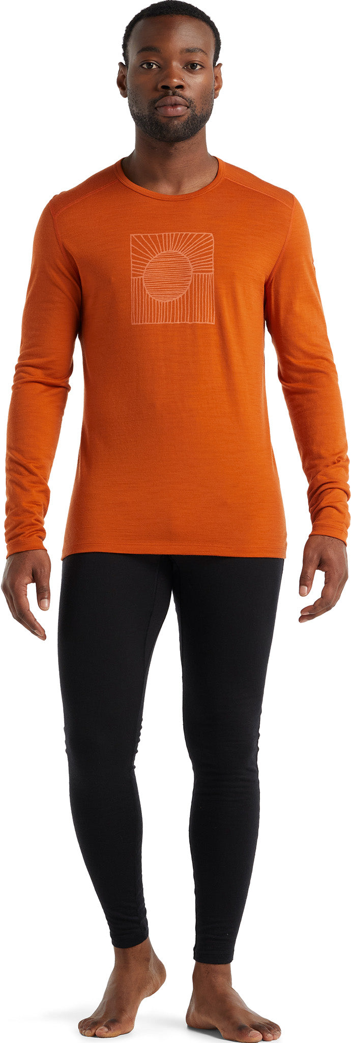 200 Oasis Solar LS Crew Base Layer for Men - Moisture-Wicking Thermal Underwear for Hiking, Skiing & Outdoor Activities