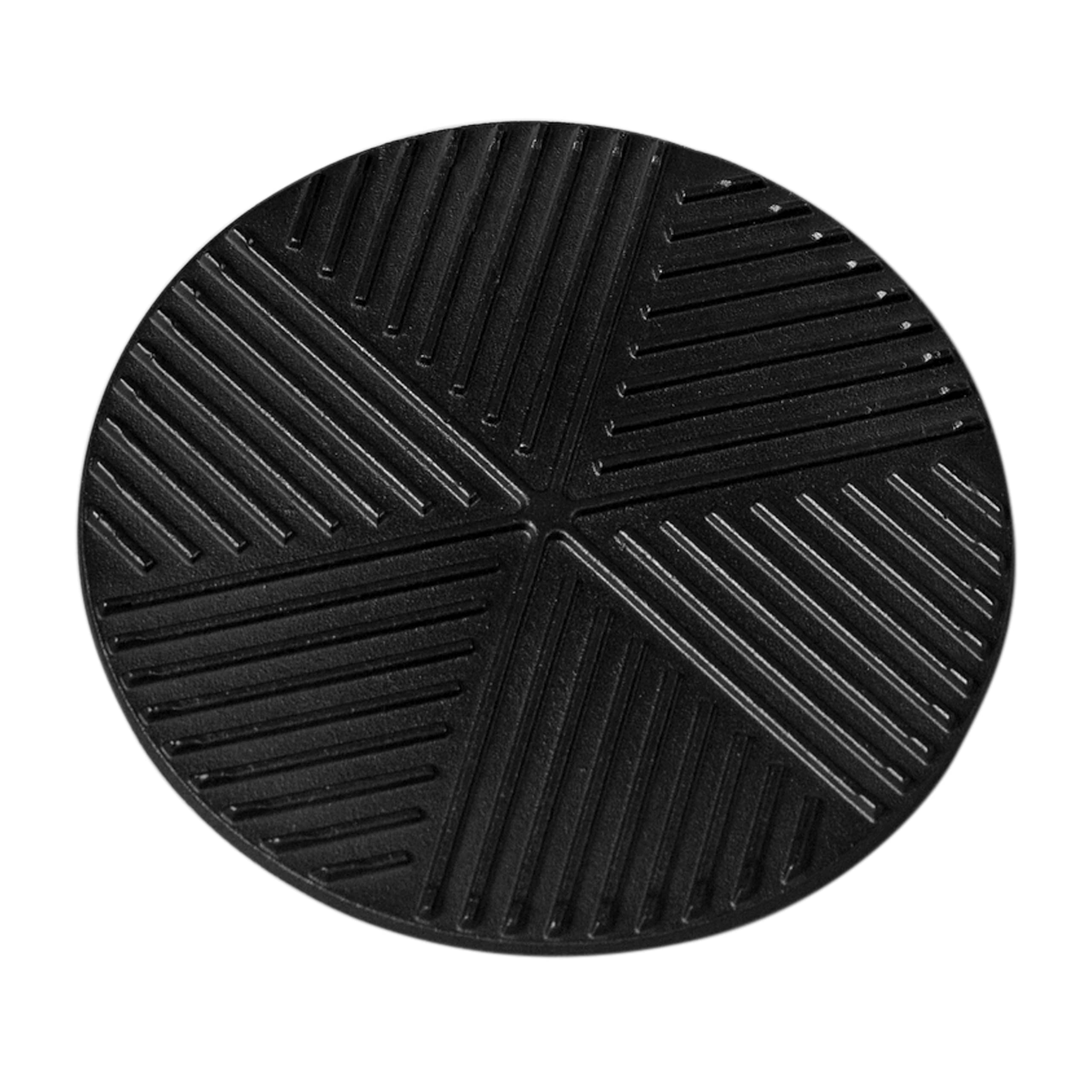 7.5 Inch Cast Iron Grill Disc Pan Insert - Heavy Duty Griddle Plate for Stovetop & Campfire Cooking - Perfect for Burgers, Steaks & Outdoor BBQ
