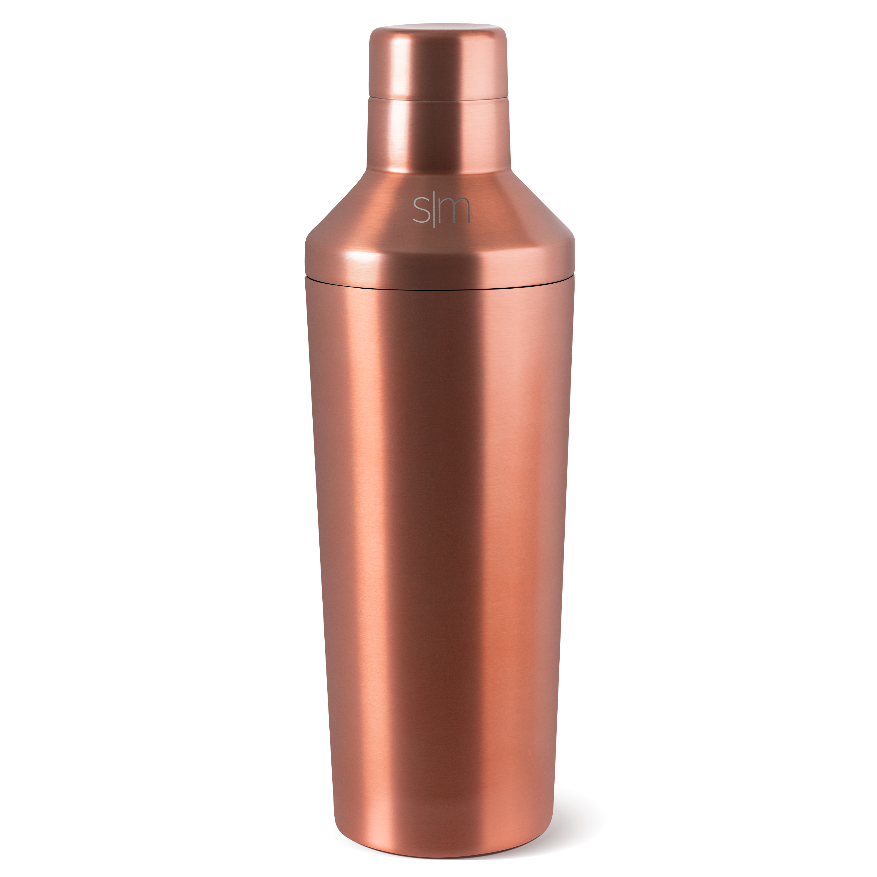 Premium Stainless Steel Classic Cocktail Shaker with Built-in Jigger Lid - Perfect for Home Bars, Cocktail Parties & Professional Mixology