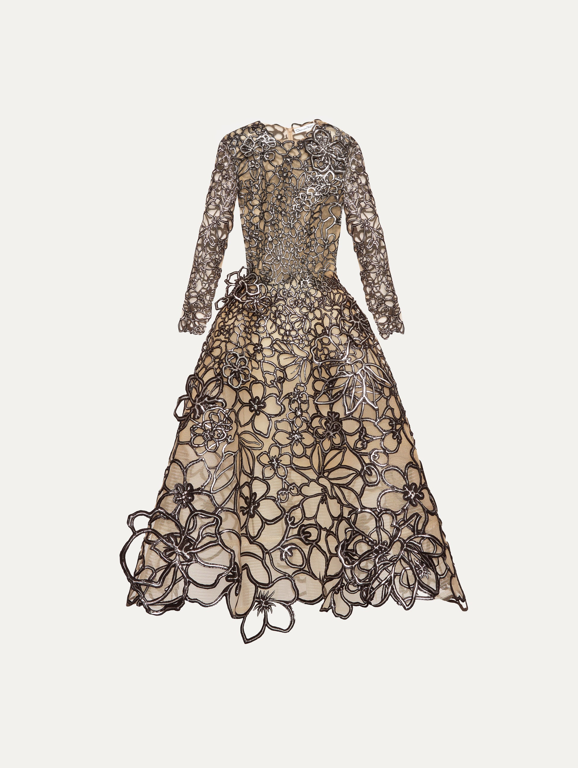 Elegant Rubber Lace Illusion Tulle Evening Gown - Perfect for Prom, Wedding, and Formal Events