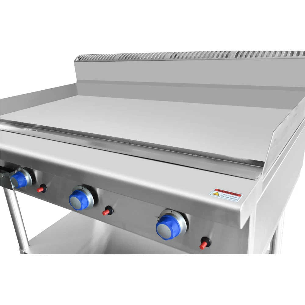 AG 4-Burner Flat Griddle Hot Plate - 1200mm Wide Countertop Natural Gas Grill for Outdoor Cooking & Commercial Kitchens AT80G12G C NG