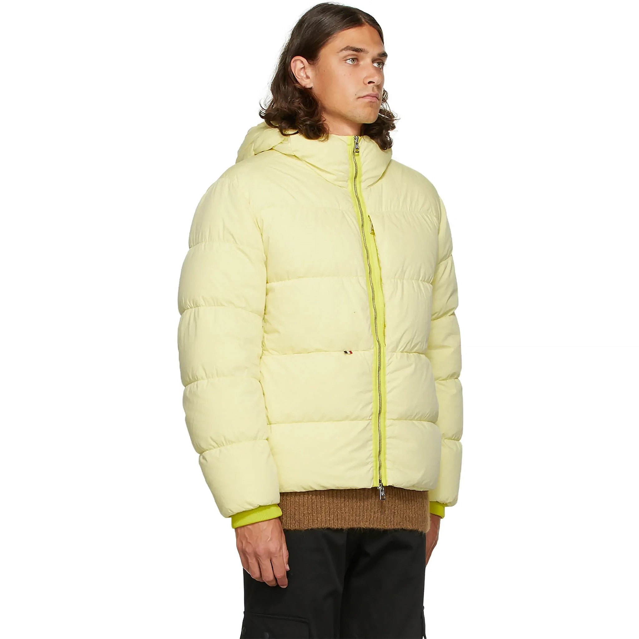 Moncler Paviot Padded Yellow Jacket - Lightweight Winter Coat for Women, Waterproof Windbreaker with Hood | Perfect for Skiing, Snowboarding & Outdoor Adventures