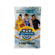 2024-2025 Bowman Chrome Baseball Cards Retail Pack - Collectible Trading Cards for Sports Fans & Enthusiasts | Perfect for Trading, Collecting, and Displaying