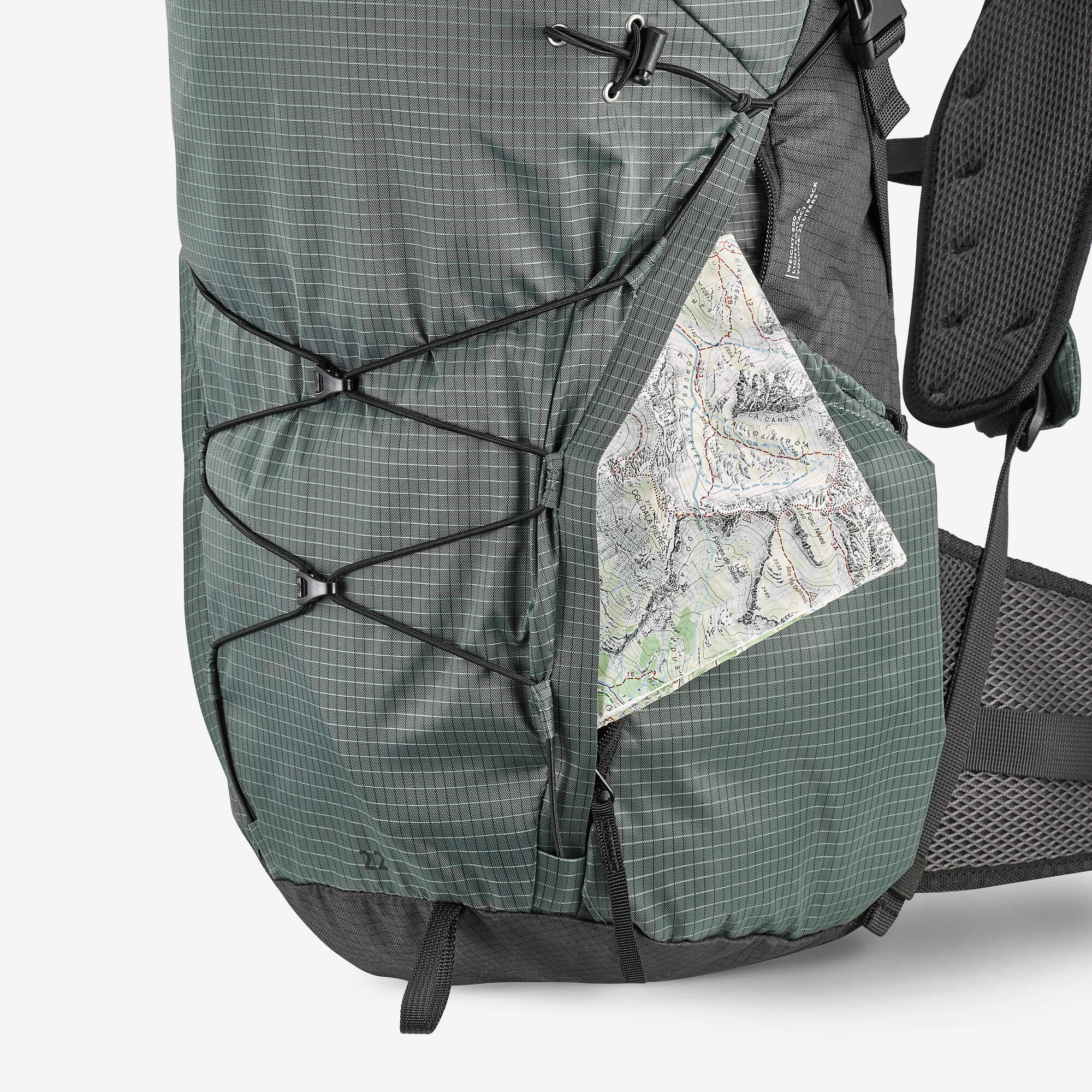 Quechua MH500 22L Lightweight Hiking Backpack - Waterproof Daypack for Outdoor Adventures, Camping & Travel | Perfect for Hiking, Trekking & Daily Commute