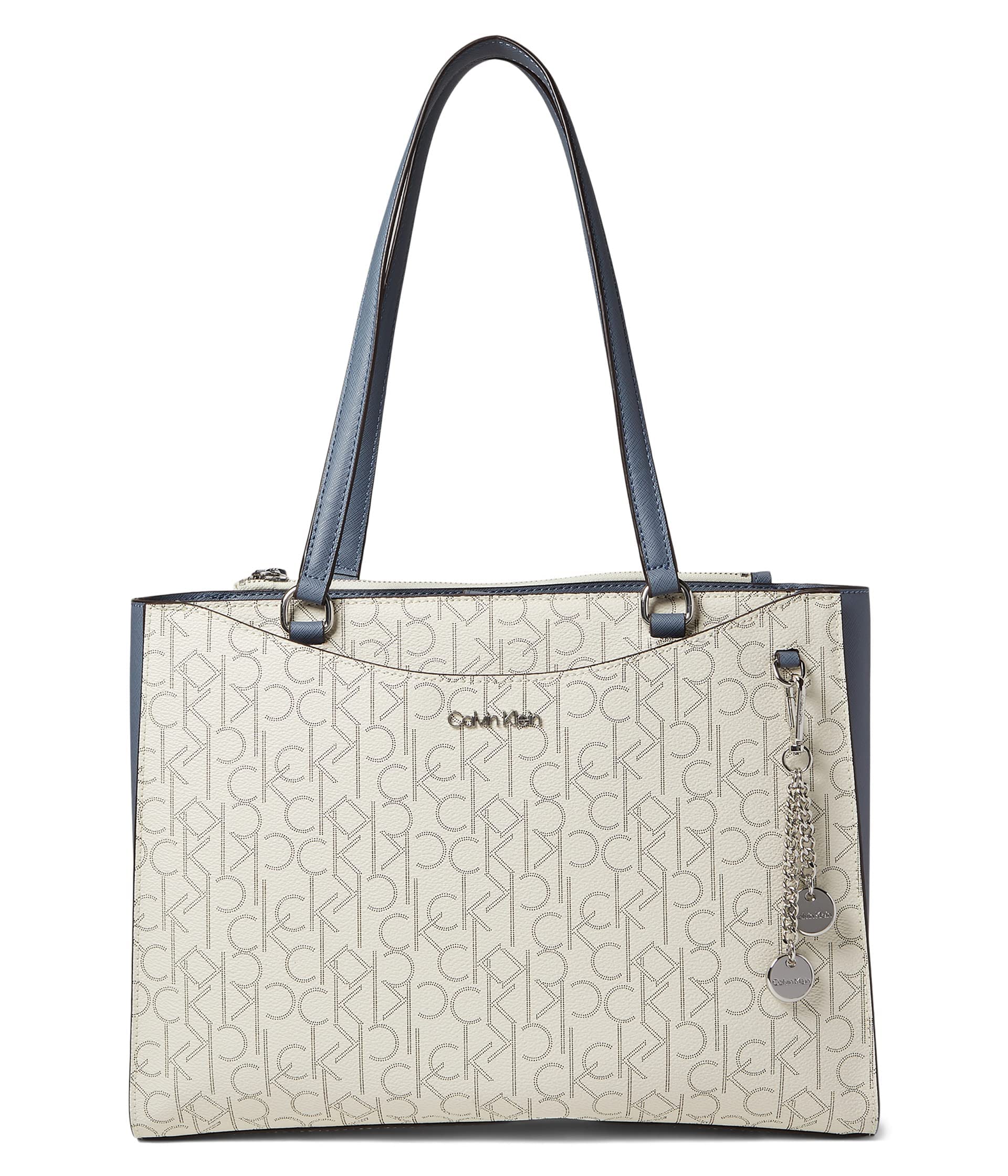 Calvin Klein Signature Tote Bag - Stylish & Durable Women's Handbag for Work, Travel & Everyday Use | CK Key Item Collection