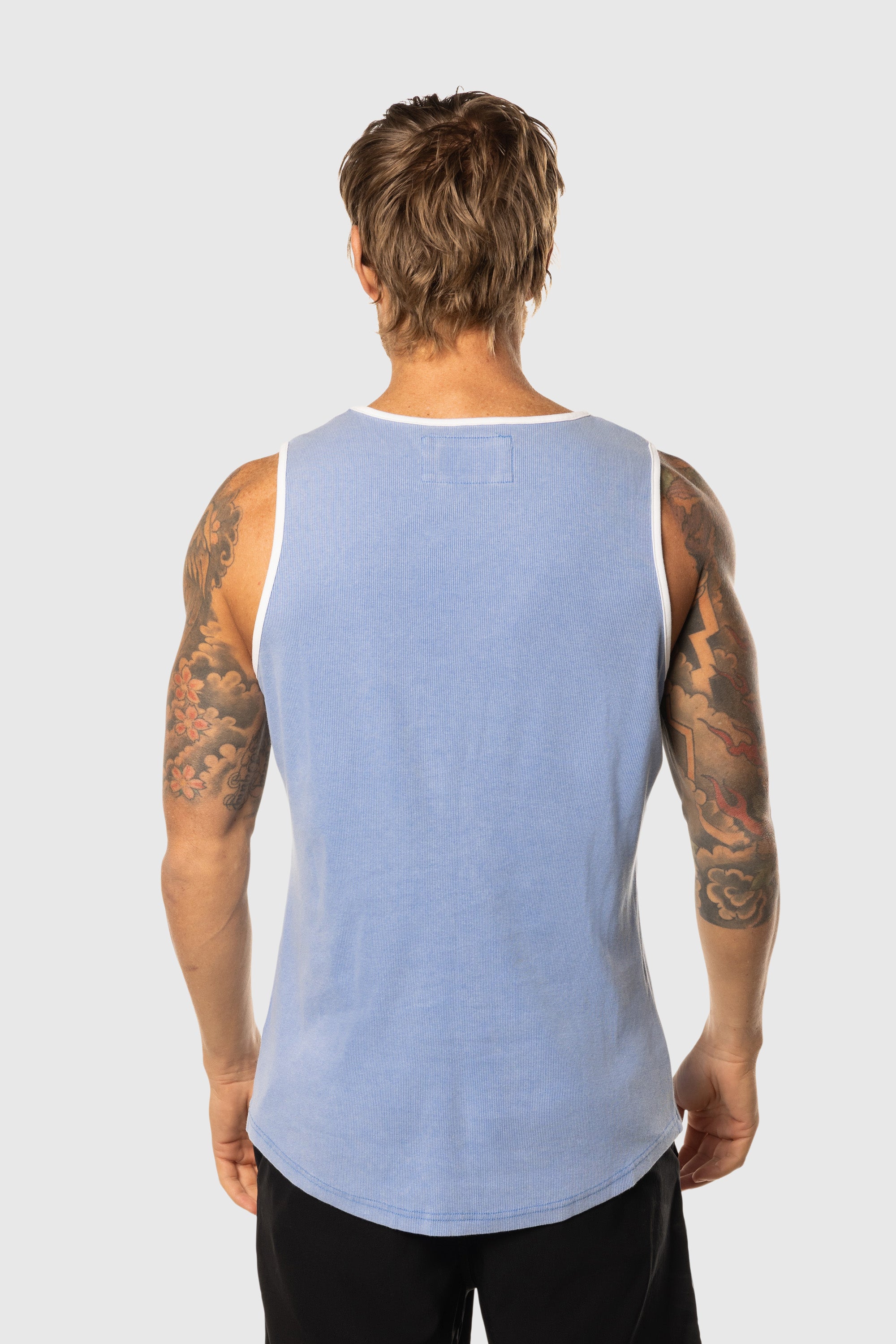 Black Ringer Tank Top for Women - Stylish Casual & Layering Essential for Everyday Wear